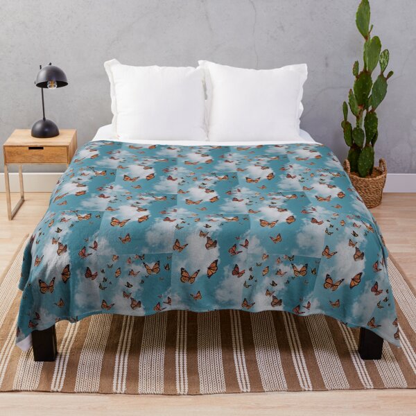 Item preview, Monarch Butterflies in Clouds designed and sold by adelaideb1.