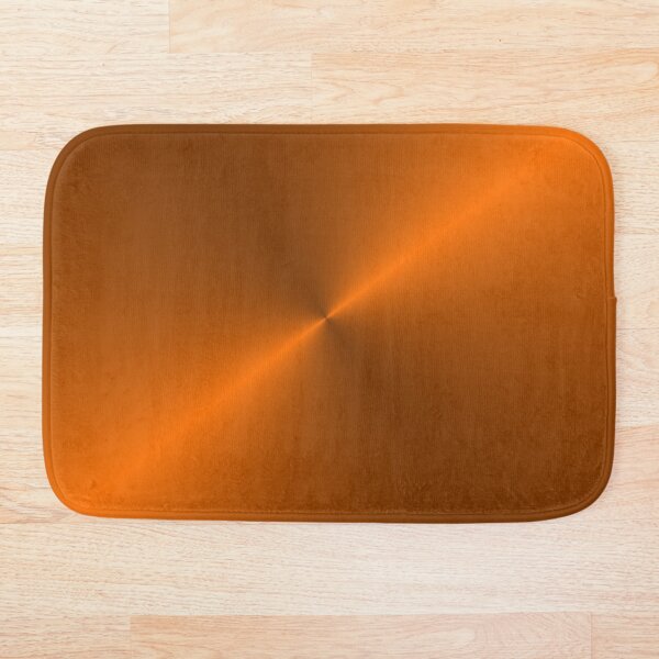 Brushed Copper Illustration Bath Mat