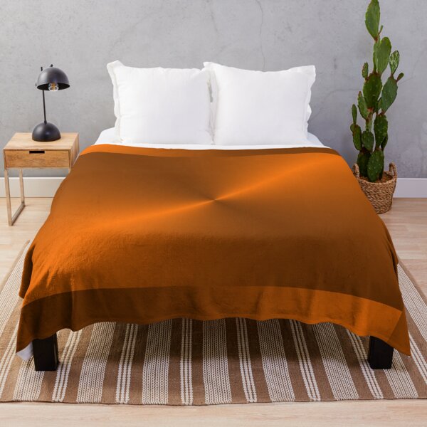 Brushed Copper Illustration Throw Blanket