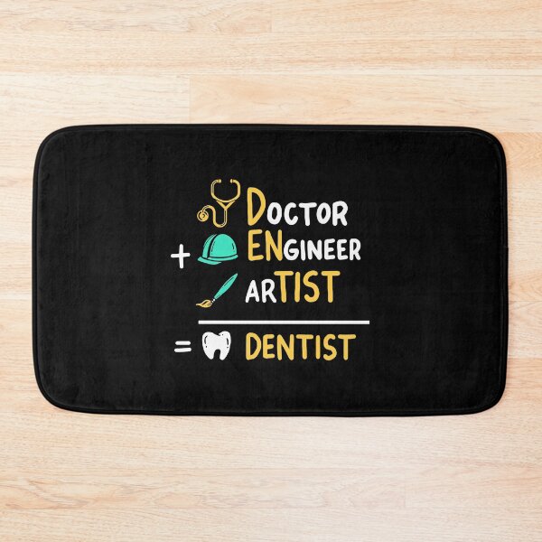 Item preview, Doctor + Engineer + Artist = Dentist For Dental Students print designed and sold by AYDreamers.