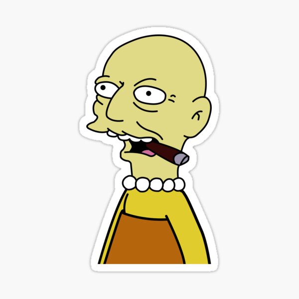 Lisa Simpson Estonian Dwarf Sticker
