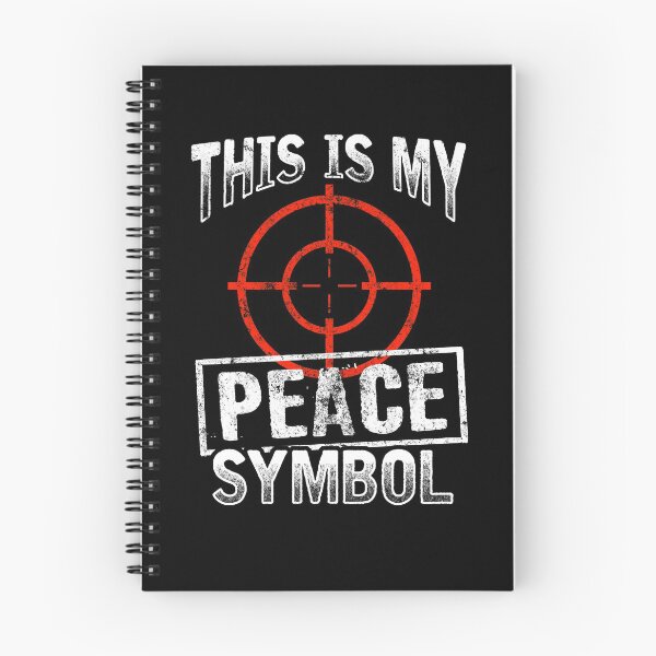 Item preview, This Is My Peace Symbol - Hunting designed and sold by Meliafroggy.