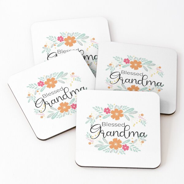 Item preview, Blessed Grandma Floral Wreath Gift designed and sold by BlossomSky.