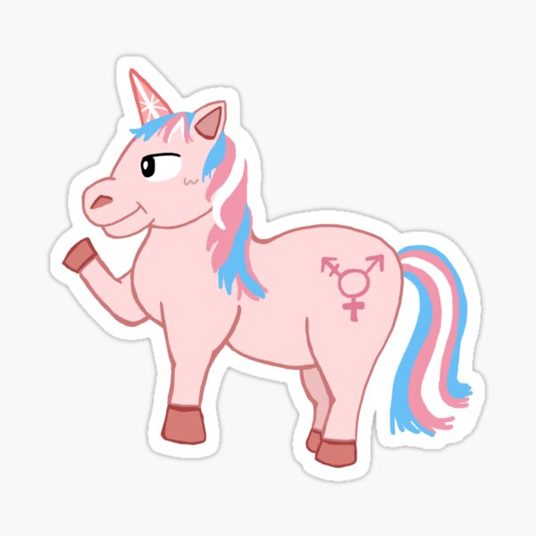 Trans Pride Pony Sticker