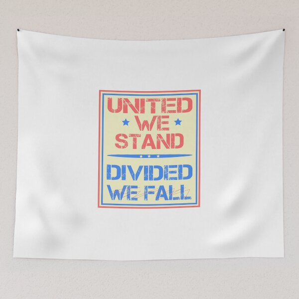 Item preview, United We Stand Divided We Fall-colbertlateshow designed and sold by Ms-Nach.