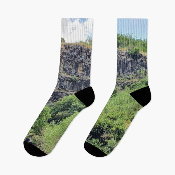 Item preview, Rock Wall with Green Trees designed and sold by HebrewHipster.