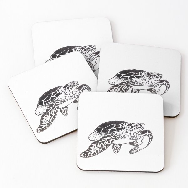 Item preview, Black and white turtle  designed and sold by carolinemary3.