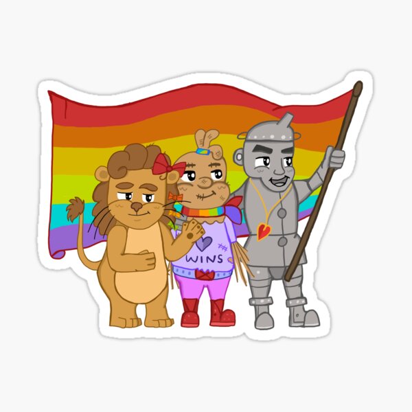 Friends of Dorothy - The Wizard of Oz, Pride Sticker