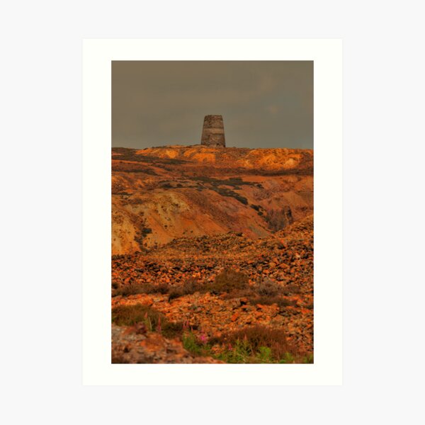 Parys Mountain, Copper Mine, Amlwch, Anglesey, Wales Art Print