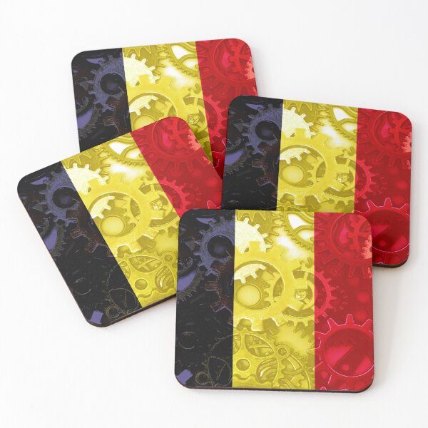 Item preview, Gear Flag of Belgium Industrial Mechanic Engineer Flags designed and sold by Dr-Pen.