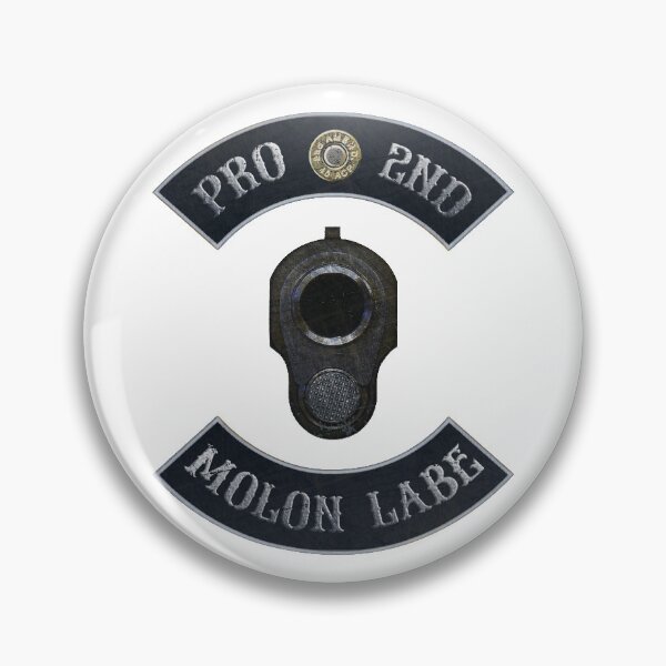 Item preview, Pro 2nd Amendment, Molon Labe in Rockers with M1911 Colt 45 designed and sold by MadBadDangerous.