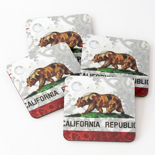 Item preview, Gear Flag of California Industrial Mechanic Engineer Flags designed and sold by Dr-Pen.