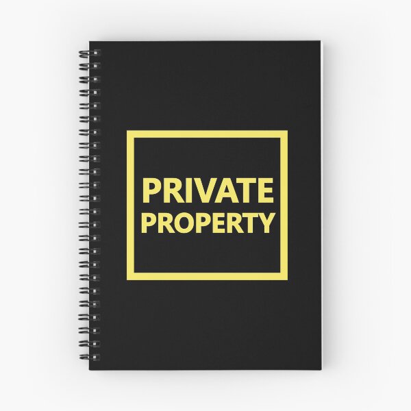 Item preview, PRIVATE PROPERTY designed and sold by SarcasticWords.