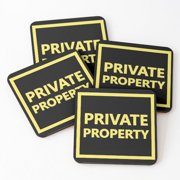 Item preview, PRIVATE PROPERTY designed and sold by SarcasticWords.