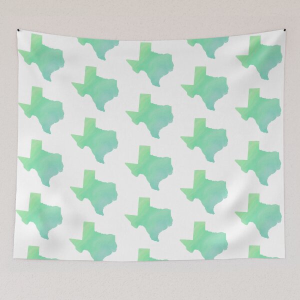 Item preview, Texas state map watercolor designed and sold by kiwisugardesign.