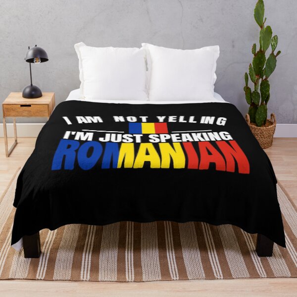 Item preview, I'm Not Yelling I'm Romanian Flag T Shirt Merch designed and sold by PRINTS2HOT.
