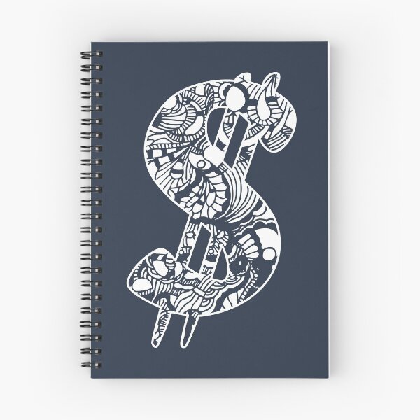 Item preview, dollar Sign With EGK75 Doodling, white version designed and sold by EGK75.