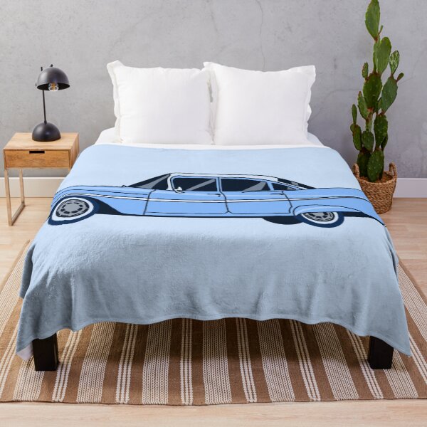 Item preview, Retro/Vintage Car Blue designed and sold by thicker than a sticker.