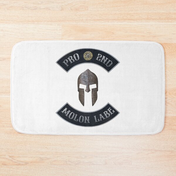 Item preview, Pro 2nd Amendment, Molon Labe in Rockers with Spartan Helmet designed and sold by MadBadDangerous.