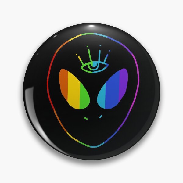 Item preview, Rainbow Alien designed and sold by Trippy Jane Art.