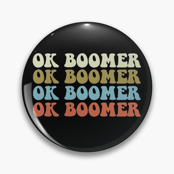 Item preview, Ok Boomer Funny Meme designed and sold by VintageMashup.