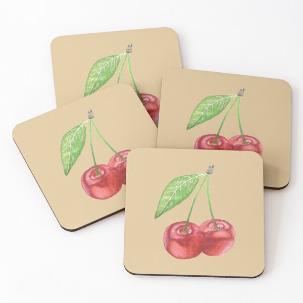 Item preview, Two Cherries Drawing designed and sold by m-sketchbook.