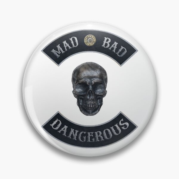 Item preview, Mad, Bad, Dangerous in Rockers with Metal Skull designed and sold by MadBadDangerous.