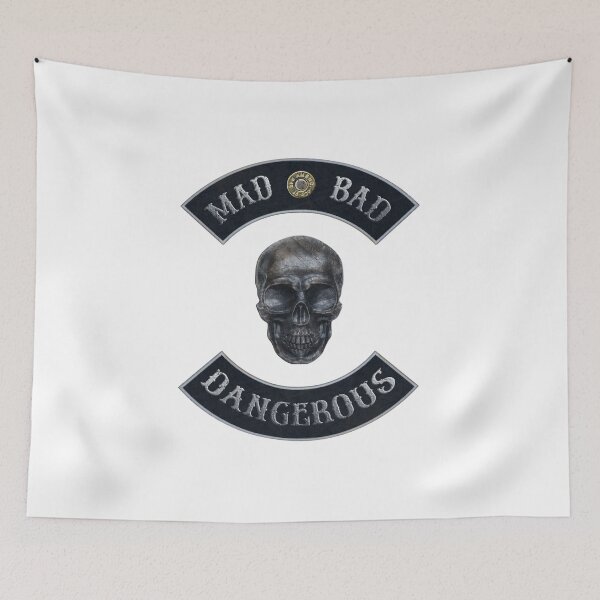 Item preview, Mad, Bad, Dangerous in Rockers with Metal Skull designed and sold by MadBadDangerous.
