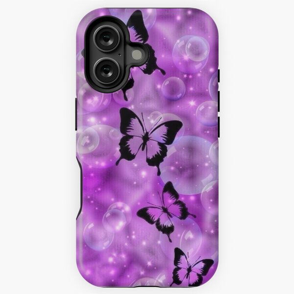 Vista previa del artículo con la obra «estampado de mariposa púrpura», diseñado y vendido por glitteryhearts.