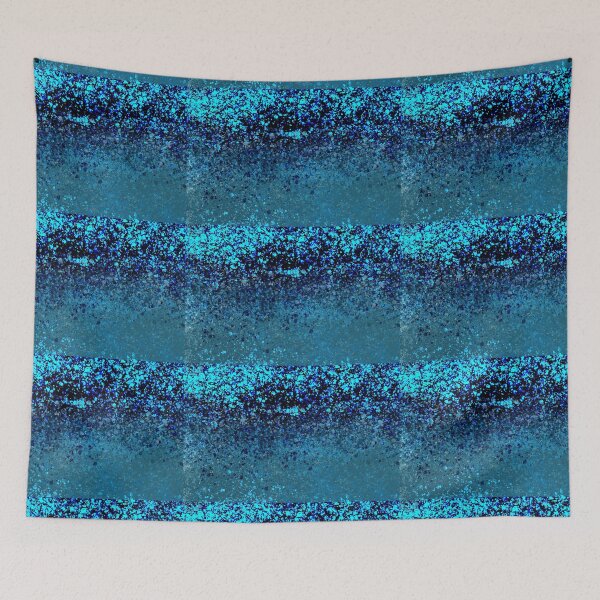 Item preview, Abstract Blue Paint Splatter Style  designed and sold by KristaPeacock.