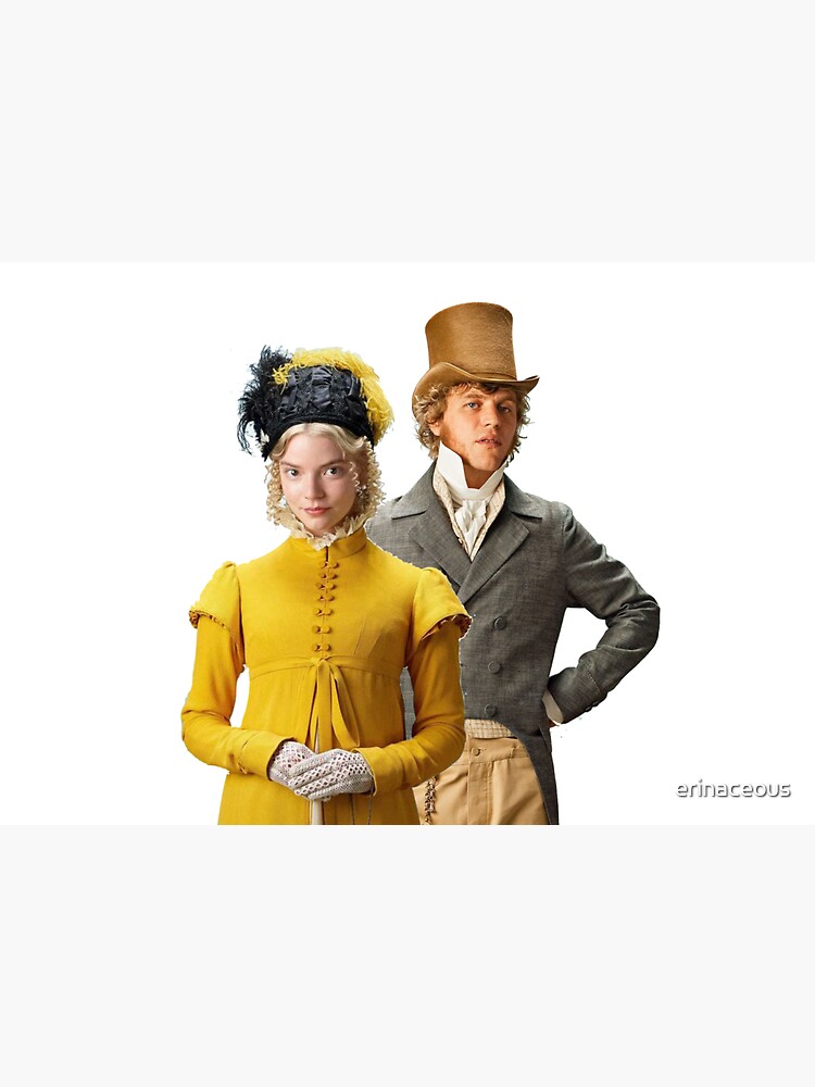 "Emma (2020) Mr. Knightley & Emma Woodhouse" Water Bottle for Sale by