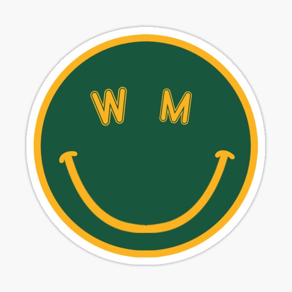 William and Mary smiley face Sticker