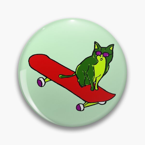 Artikelvorschau, Skateboard Katze entworfen und verkauft von AJJohnston.