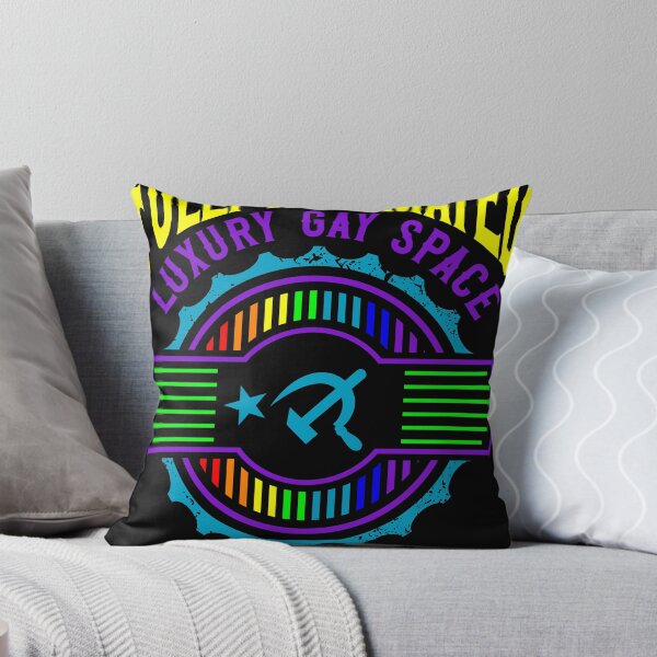 Item preview, Funny Communism Gay Meme Fully Automated Luxury Gay Space print designed and sold by Lisbob.