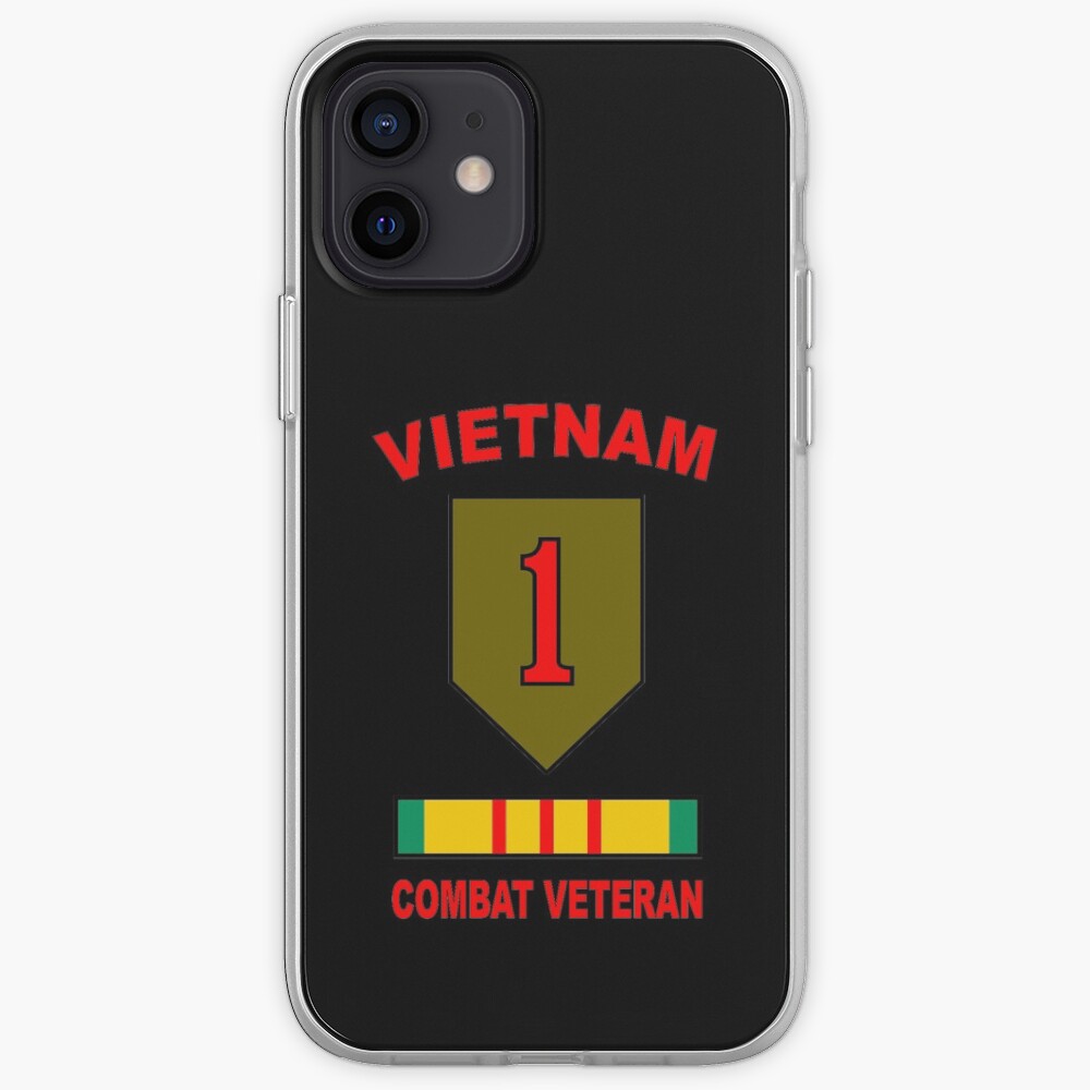 "1st Infantry Division Vietnam Veteran" iPhone Case & Cover by