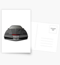 Knight Rider KITT Car Postcards