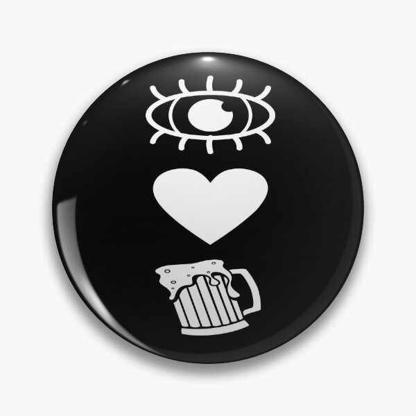 Item preview, Eye love beer alcohol funny designed and sold by Dsigns.