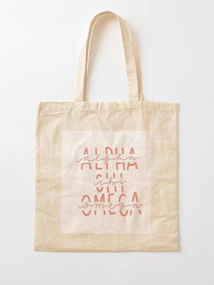 Alpha chi omega Tote Bag