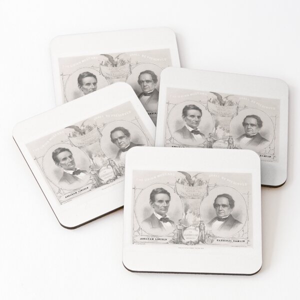 Item preview, Abraham Lincoln and Hannibal Hamlin 1860 Presidential Election designed and sold by warishellstore.