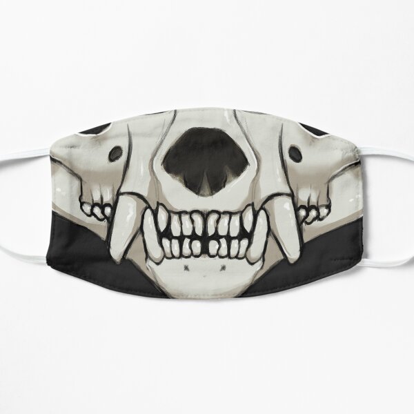 Tasmanian devil skull Flat Mask