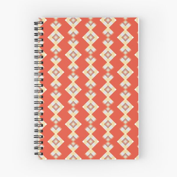 Item preview, Geometric pattern with rhombuses on a red background designed and sold by floraaplus.