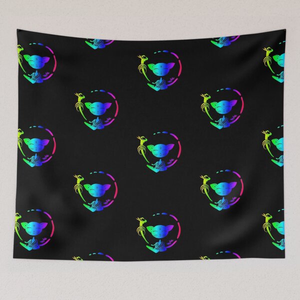 Item preview, Rainbow Buddhist cat designed and sold by SubtleSplit.