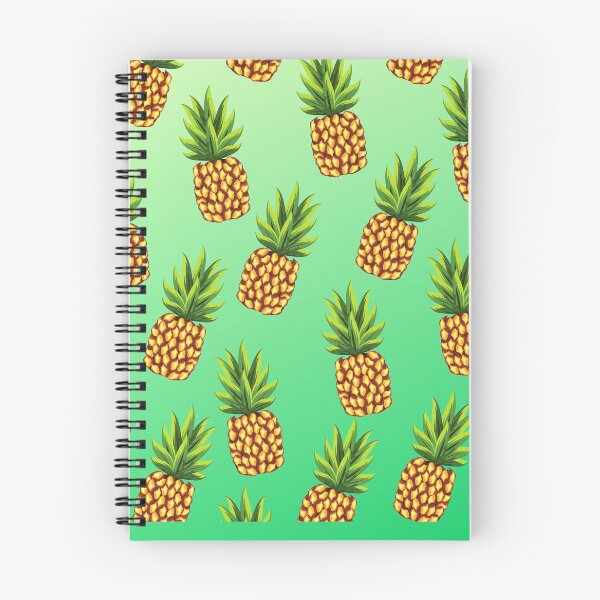 Item preview, Pineapple and leaves on green backround designed and sold by Delicarte.