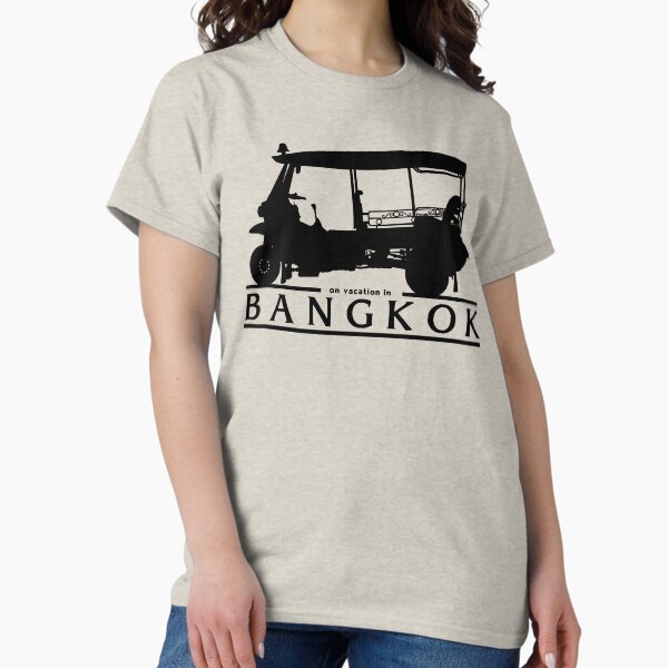 Vista previa del artículo con la obra «Tuk Tuk Bangkok», diseñado y vendido por KewaleeTee.
