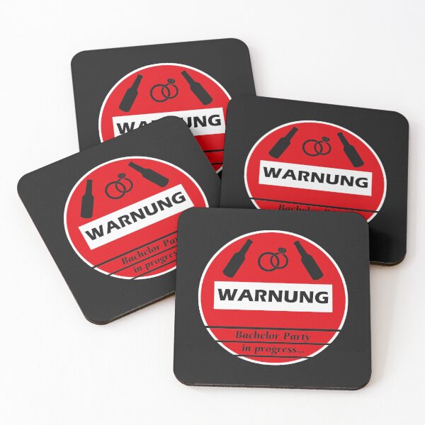 Item preview, Bachelor Farewell, Warning Sign, Party Gift designed and sold by Kuma518.