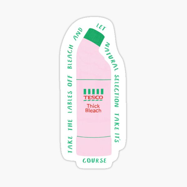 Bleach Bottle Sticker