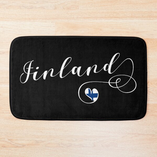 Item preview, Heart Finland, Finnish, Finnish Flag, I Love Finland designed and sold by Celticana.
