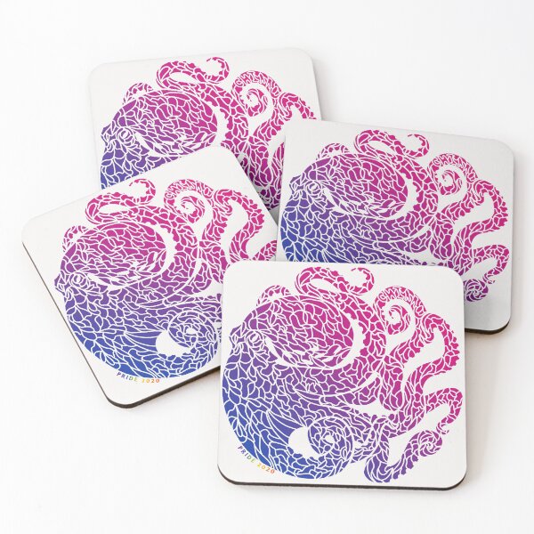 Item preview, Pride Octopus - Bisexual designed and sold by QuietChiaro.