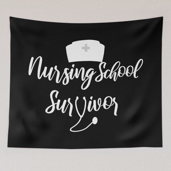 Item preview, Nursing School survivor , Nurse Graduation  designed and sold by majidkacm.