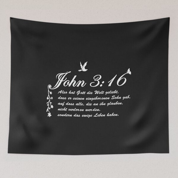 Item preview, Bible verse John 3:16, Jesus, God, Church Gift designed and sold by Kuma518.
